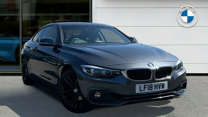 Used BMW 420 Sport Line 181 HP (133 kW) 2018 Grey Coupe
