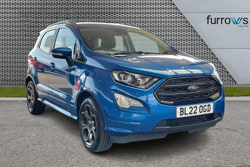 Blue Used 2022 Ford Ecosport ST-Line SUV | £14,290 (Fair price) - Image 1/4