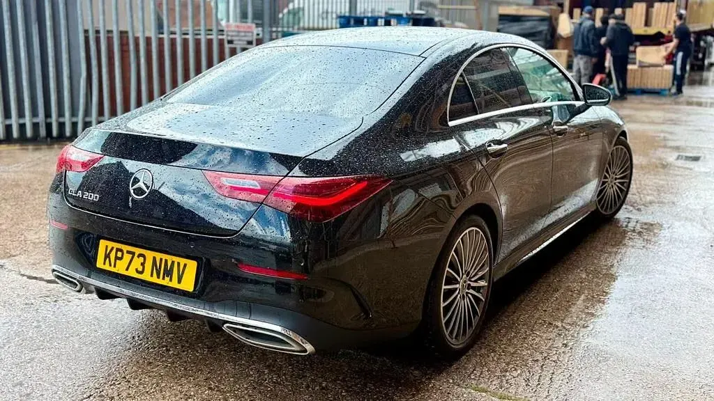 Used Mercedes CLA200 AMG line 2023 Black Coupe