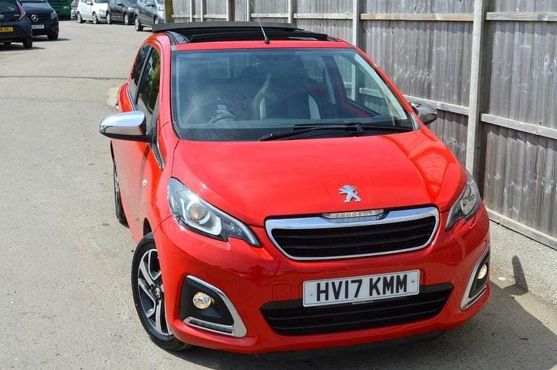 Red Used 2017 Peugeot 108 Allure Hatchback | £6,449 (Fair price) - Image 1/4