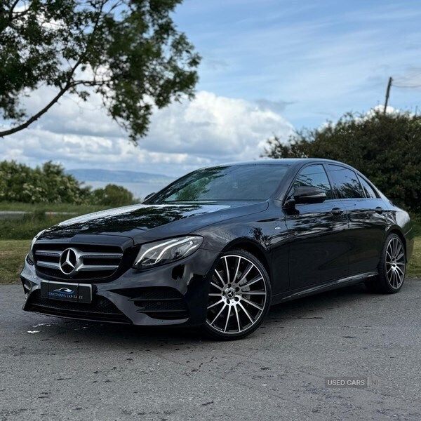 Black Used 2017 Mercedes E220 AMG line Sedan | £15,745 (Good price) - Image 1/4