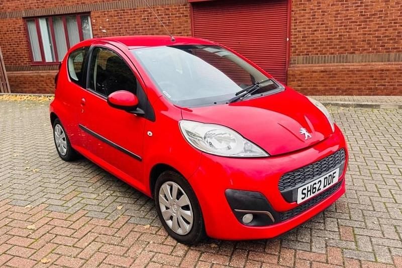 Red Used 2013 Peugeot 107 Active Hatchback | £1,890 (Good price) - Image 1/1