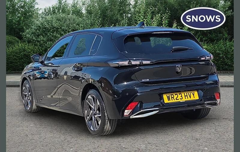 Used Peugeot 308 Allure Premium 131 HP (96 kW) 2023 Nera black Hatchback