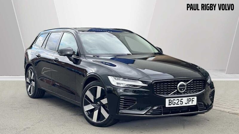Black Used 2025 Volvo V60 Ultra Estate | £48,495 - Image 1/3