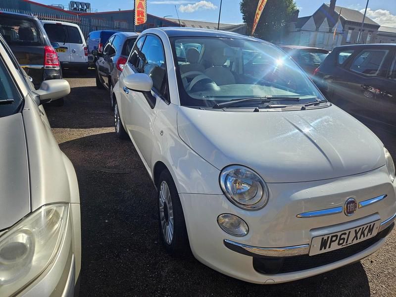 Used Fiat 500 Lounge 69 HP (50 kW) 2012 White Hatchback
