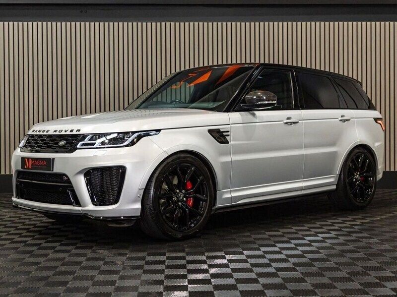 Silver Used 2018 Land Rover Range Rover Sport SVR SUV | £48,450 (Expensive) - Image 1/4