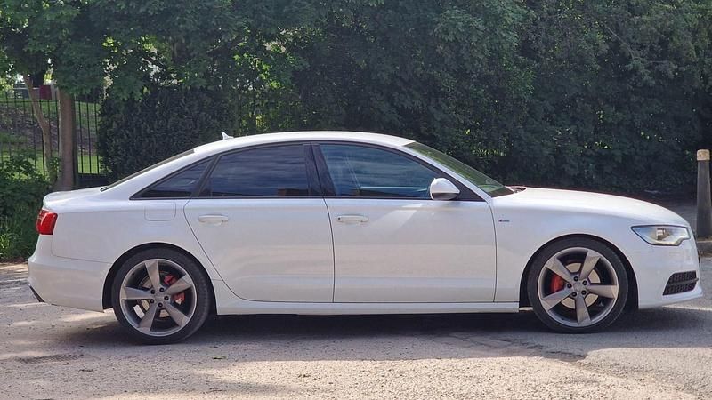 Used Audi A6 Black Edition 2014 White Sedan
