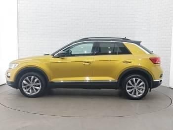 Used VW T-Roc Design 115 HP (84 kW) 2019 Yellow SUV