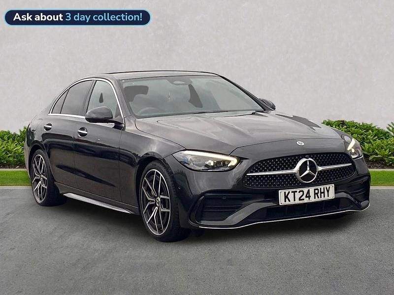 Grey Used 2024 Mercedes C200 AMG Line Premium Plus Sedan | £35,205 - Image 1/4