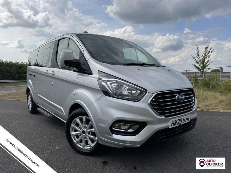 Silver Used 2020 Ford Tourneo Custom Titanium | £18,880 (Good price) - Image 1/4