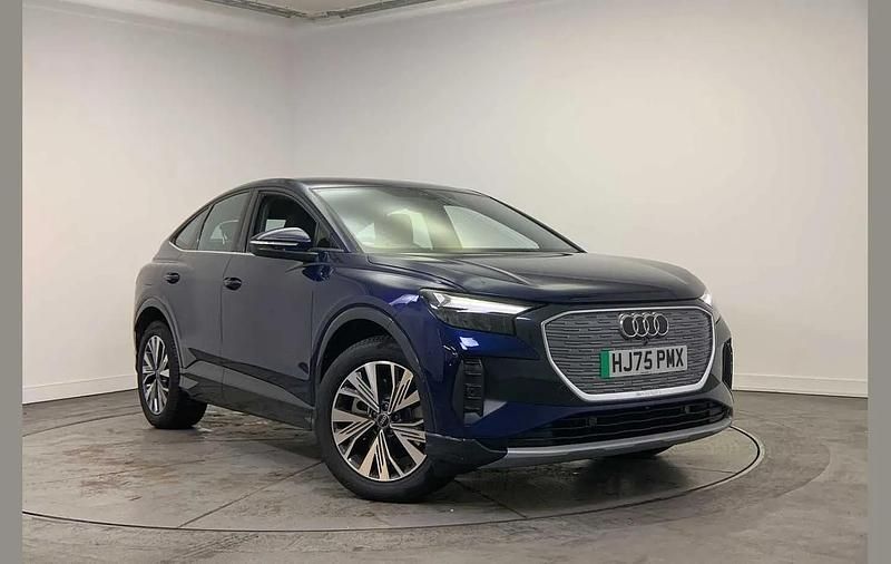 Blue Used 2025 Audi Q4 Sportback e-tron Sport SUV | £54,000 (Expensive) - Image 1/4