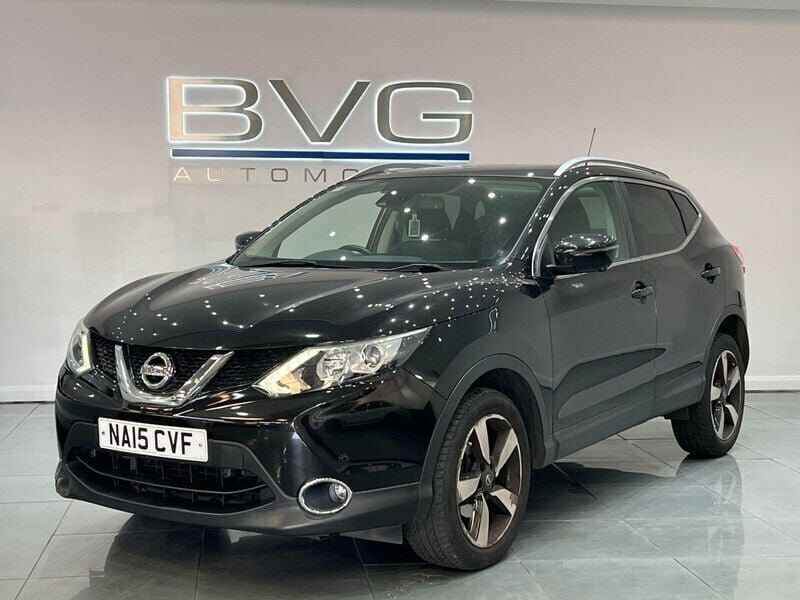 Black Used 2015 Nissan Qashqai N-TEC SUV | £5,994 (Good price) - Image 1/2