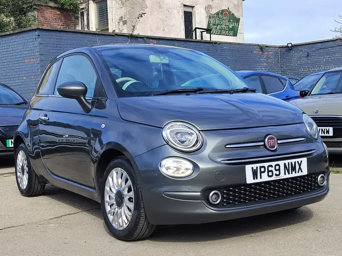 Used Fiat 500 Lounge 68 HP (50 kW) 2019 Grey Hatchback