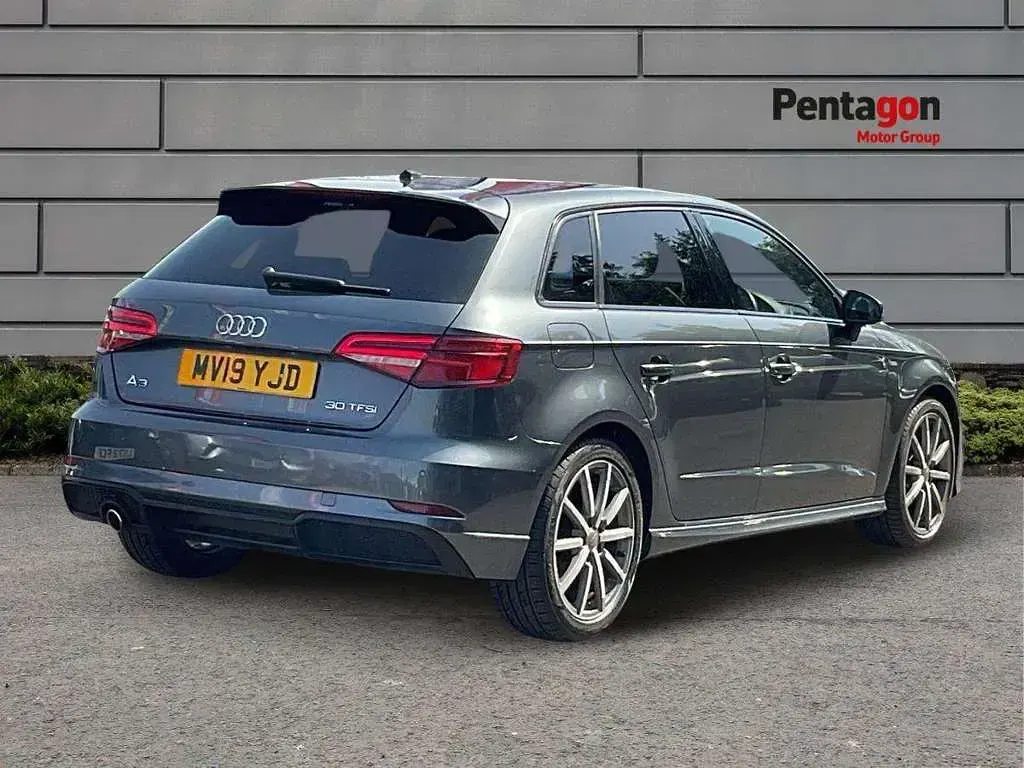Used Audi A3 Black Edition 113 HP (83 kW) 2019 Grey Sedan