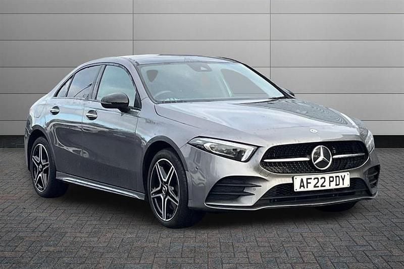 Mountain grey Used 2022 Mercedes A250 AMG Line Premium Plus Hatchback | £18,650 (Fair price) - Image 1/4