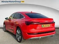 Used Audi e-tron S-Line 300 kW (408 HP) 2022 Red SUV