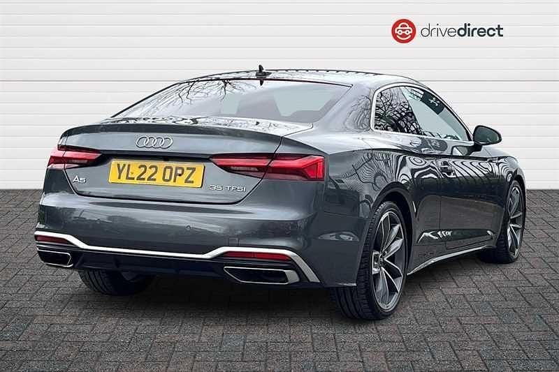 Used Audi A5 S-Line 150 HP (110 kW) 2022 Grey Coupe