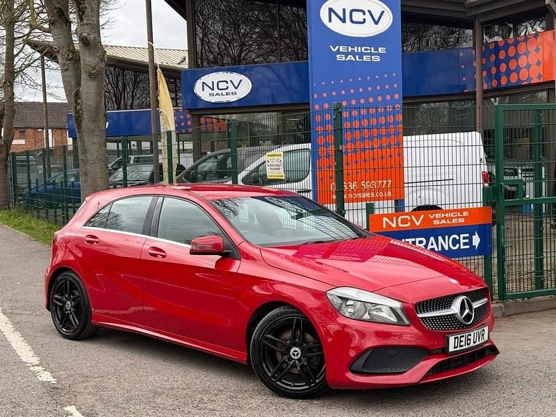 Used Mercedes A200 AMG line 2016 Red Hatchback