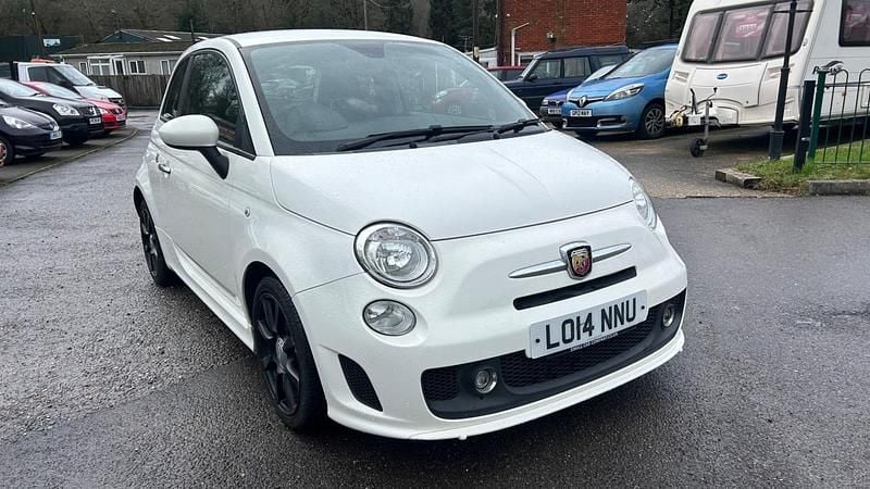 Used Abarth 500 135 HP (99 kW) 2014 White Hatchback