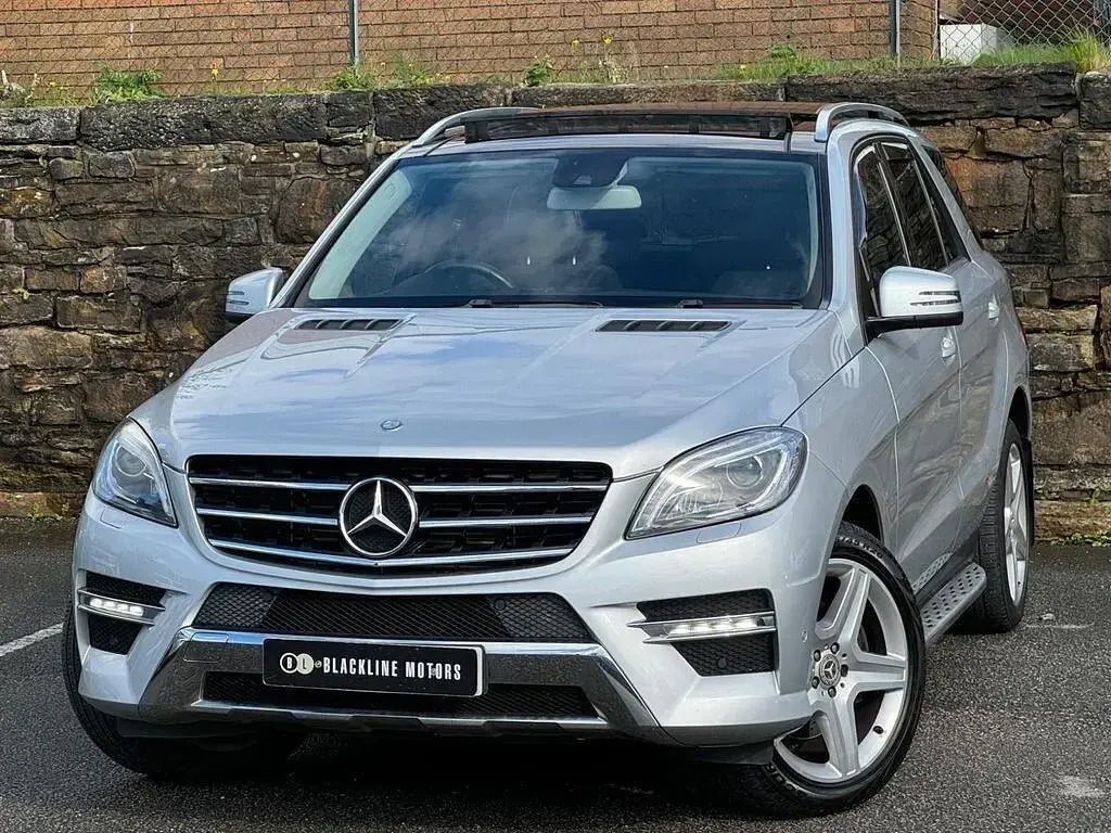 Used Mercedes ML250 AMG line 204 HP (150 kW) 2015 Silver SUV