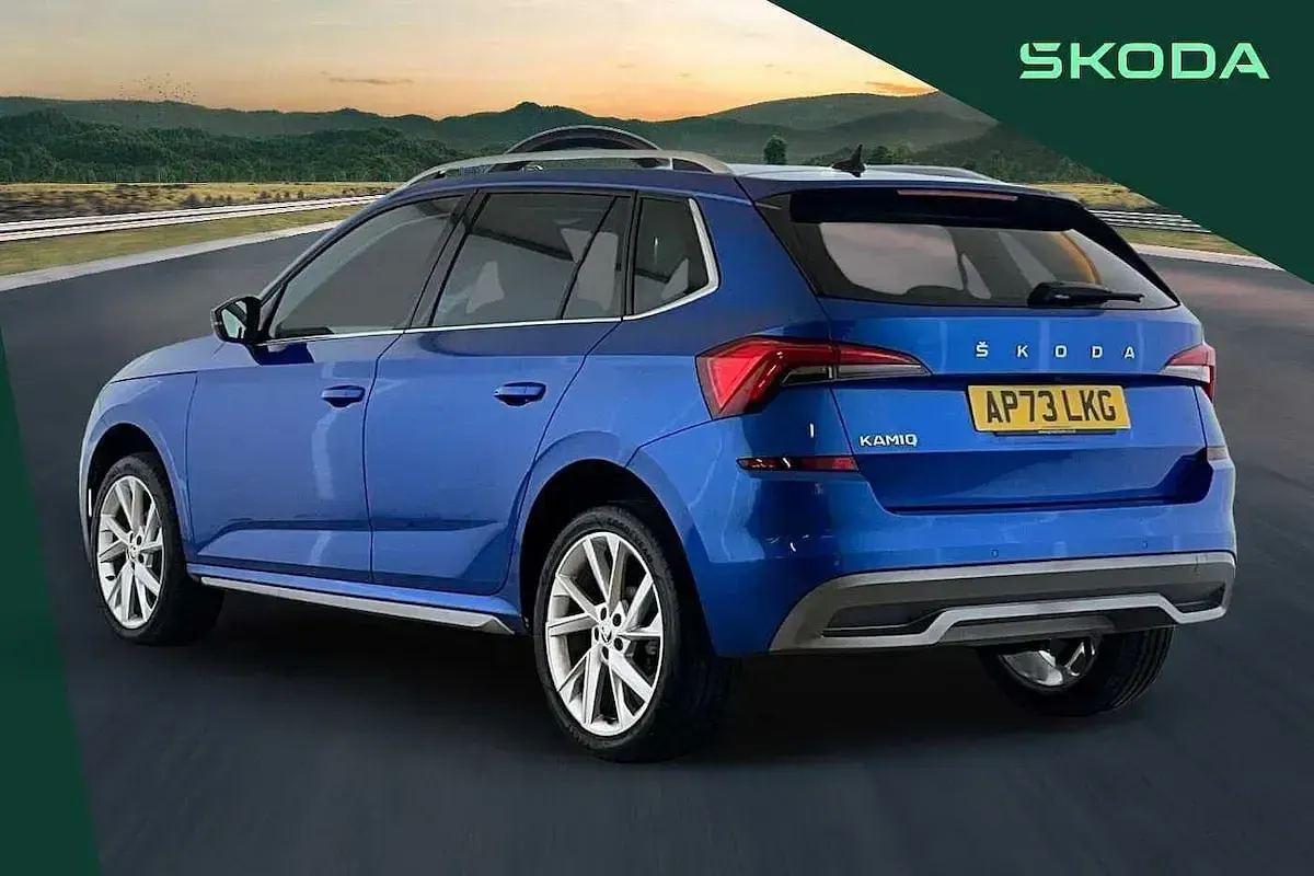 Gebraucht Skoda Kamiq SE L Executive 150 PS (110 kW) 2023 Blau SUV