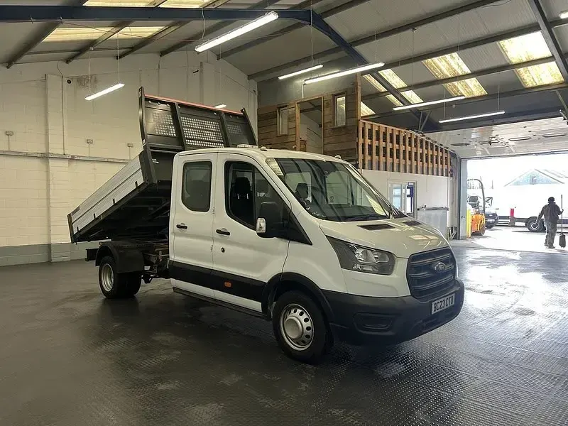 Usado Ford Transit S 130 CV (95 kW) 2023 Blanco Descapotable