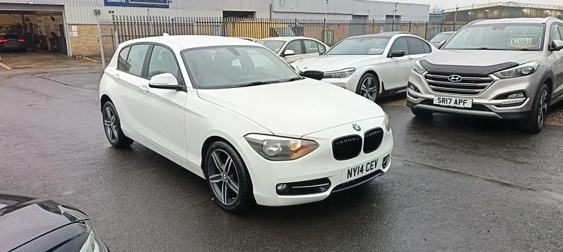 Used BMW 116 Sport Line 2014 White Hatchback