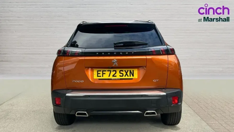 Used Peugeot 2008 GTi 131 HP (96 kW) 2022 Orange SUV