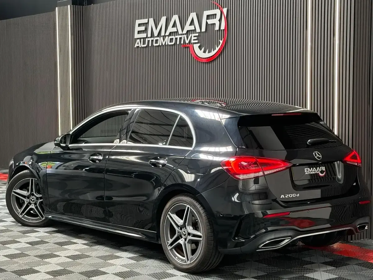 Used Mercedes A200 AMG line 2019 Black Hatchback