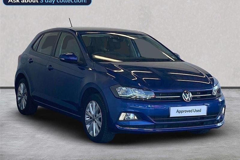 Blue Used 2021 VW Polo SEL Hatchback | £16,747 (Fair price) - Image 1/4