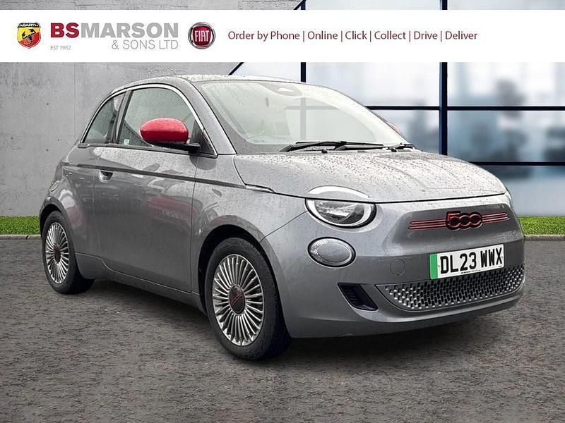 Grey Used 2023 Fiat 500e Red Hatchback | £14,995 (Fair price) - Image 1/4