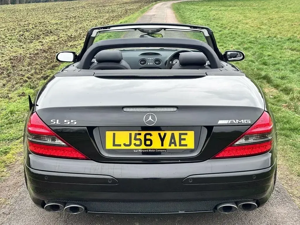 Used Mercedes SL55 AMG AMG 517 HP (380 kW) 2007 Black Cabriolet