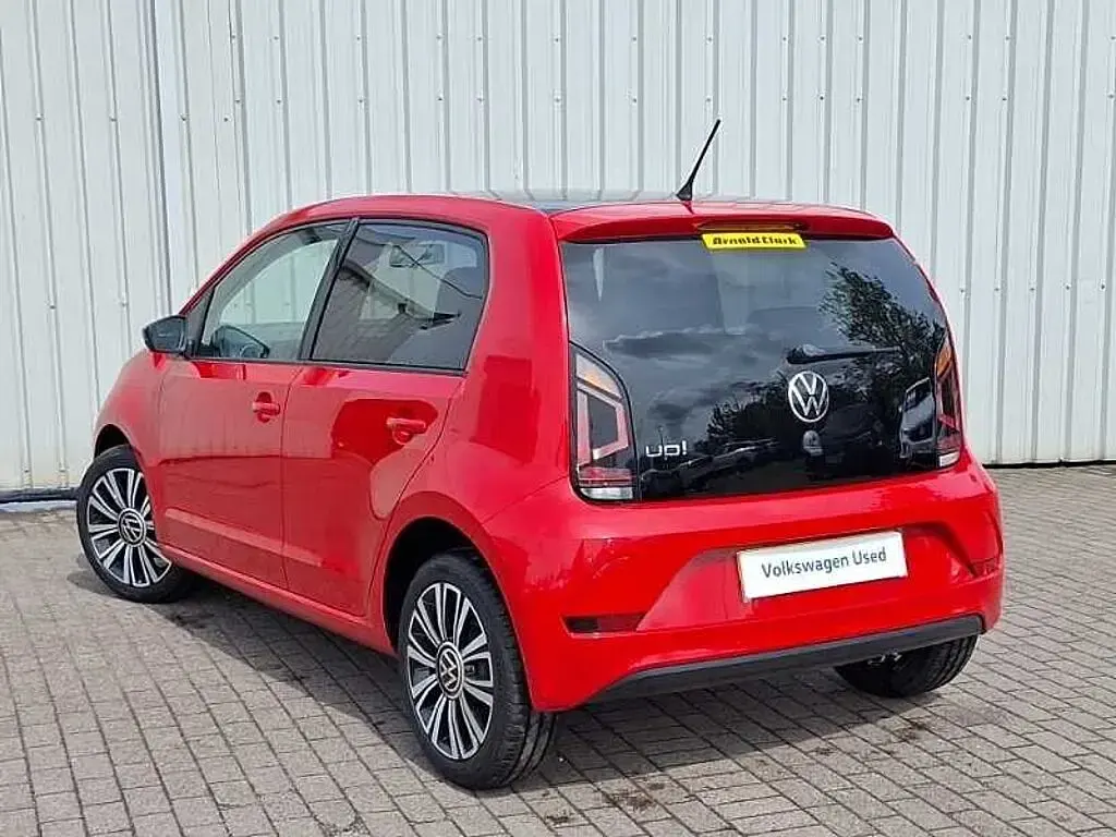 Used VW up! Black Edition 65 HP (47 kW) 2021 Red Hatchback