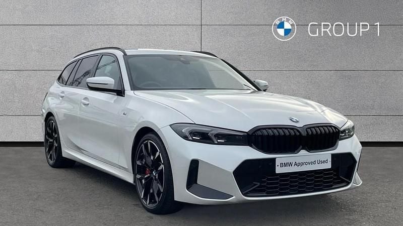 Mineral white Used 2025 BMW 320 M Sport Estate | £34,492 (Fair price) - Image 1/4