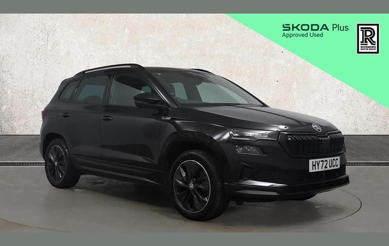Used Skoda Karoq SportLine 190 HP (139 kW) 2022 Black SUV