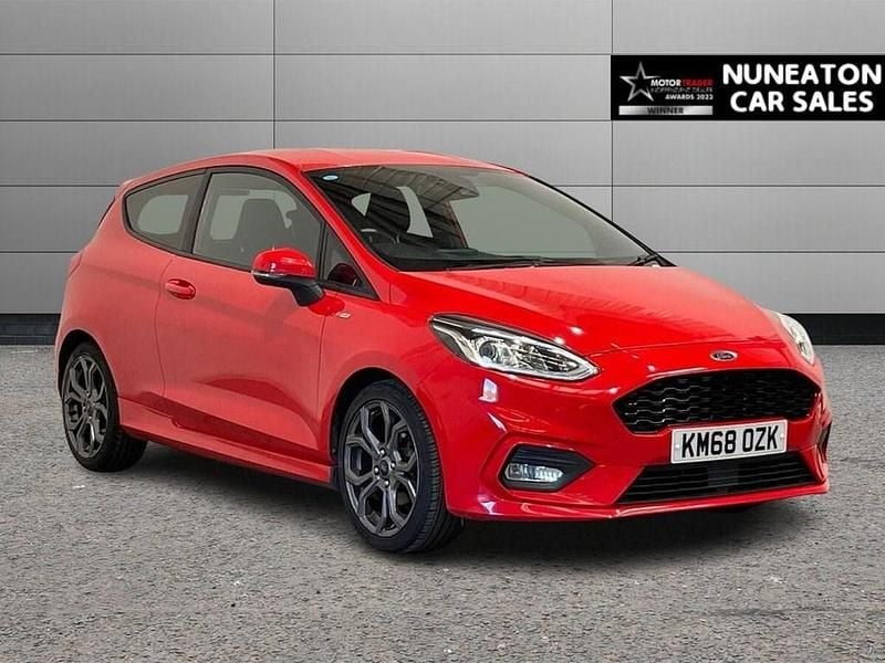 Red Used 2018 Ford Fiesta ST-Line Hatchback | £7,250 (Fair price) - Image 1/4