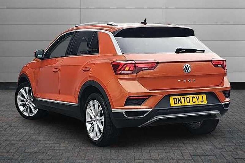 Used VW T-Roc SEL 150 HP (110 kW) 2020 Orange SUV