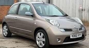 Cafe latte beige Used 2010 Nissan Micra N-TEC Hatchback | £3,475 (Fair price) - Image 1/4