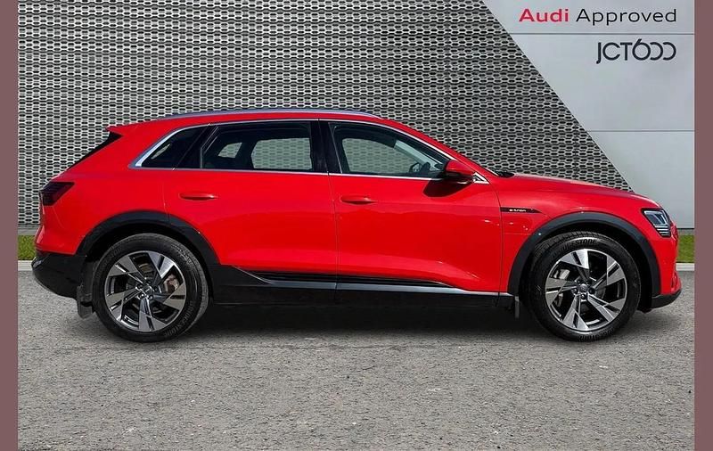Second-hand Audi e-tron Advanced 300 kW (408 CP) 2019 Roșu SUV