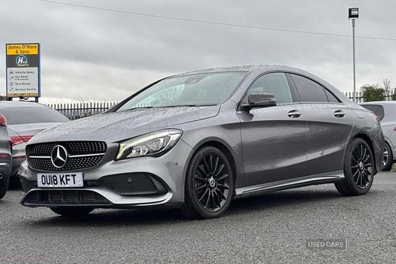 Used Mercedes CLA220 AMG line 177 HP (130 kW) 2018 Grey Sedan