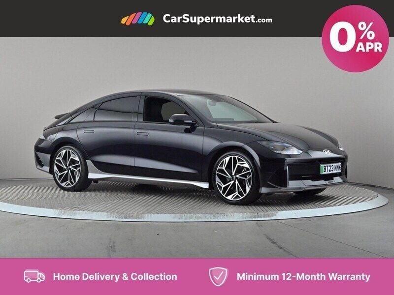 Blue Used 2023 Hyundai Ioniq 6 Premium Sedan | £27,697 (A bit pricey) - Image 1/4