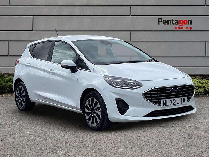 White Used 2022 Ford Fiesta Titanium Hatchback | £11,995 (Good price) - Image 1/4