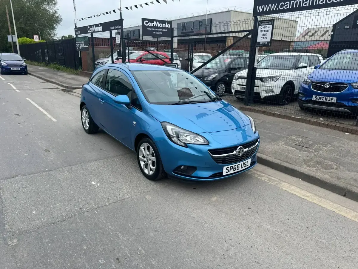 Used Vauxhall Corsa 75 HP (55 kW) 2016 Blue Hatchback