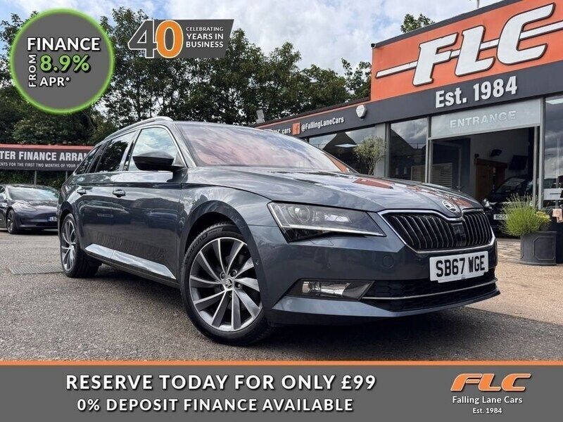 Grey Used 2018 Skoda Superb LAURIN & KLEMENT Estate | £11,950 (Super price) - Image 1/4