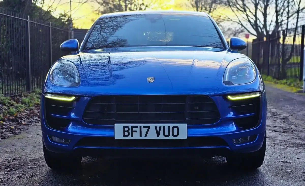 Begagnad Porsche Macan 258 HK (189 kW) 2017 Blå SUV