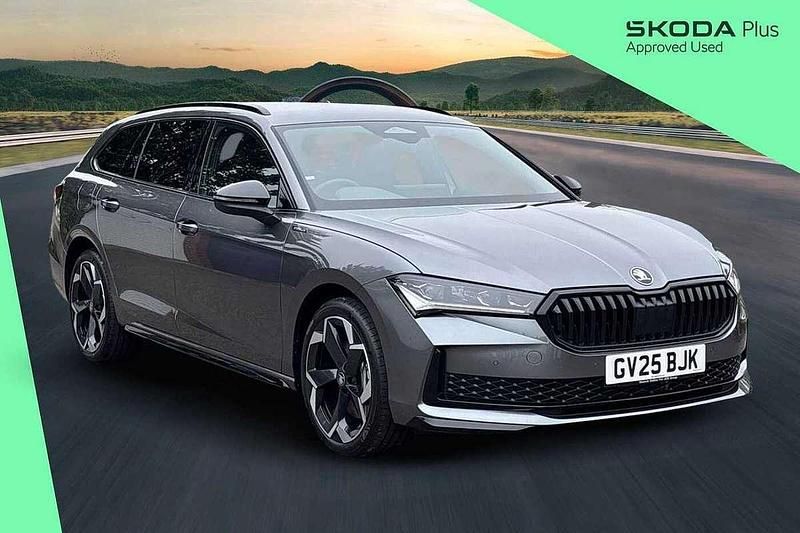 Grey Used 2025 Skoda Superb SportLine Estate | £39,949 - Image 1/4