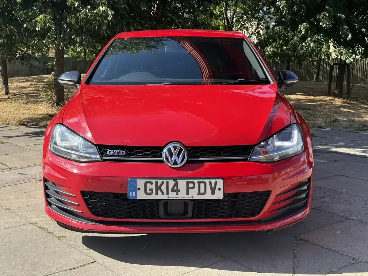 Used VW Golf VII GTD 2014 Red Hatchback