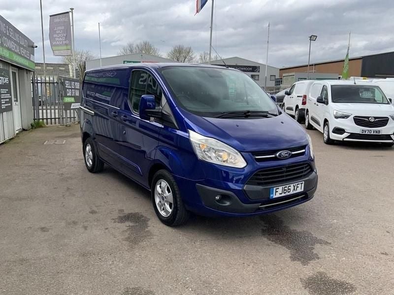 Used Ford Transit Custom Limited 168 HP (123 kW) 2016 Blue Van