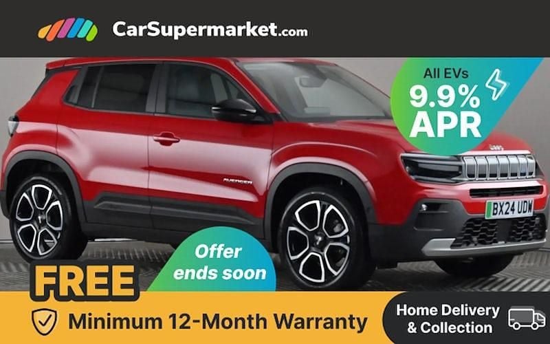 Red Used 2024 Jeep Avenger EV Summit SUV | £18,797 (Fair price) - Image 1/3