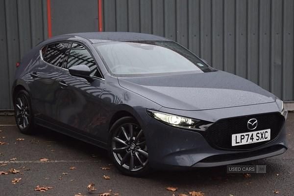 Grey Used 2025 Mazda 3 Exclusive-Line Hatchback | £20,695 - Image 1/4